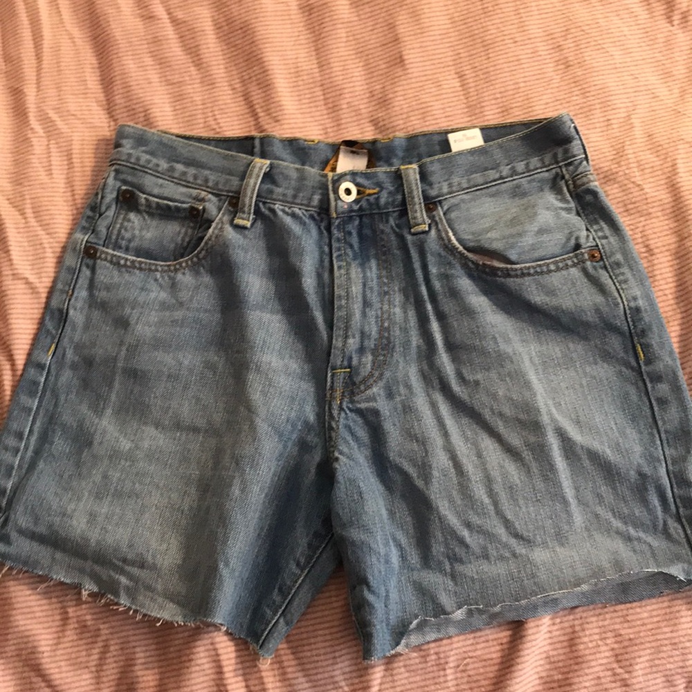 lucky brand cut of jean shorts